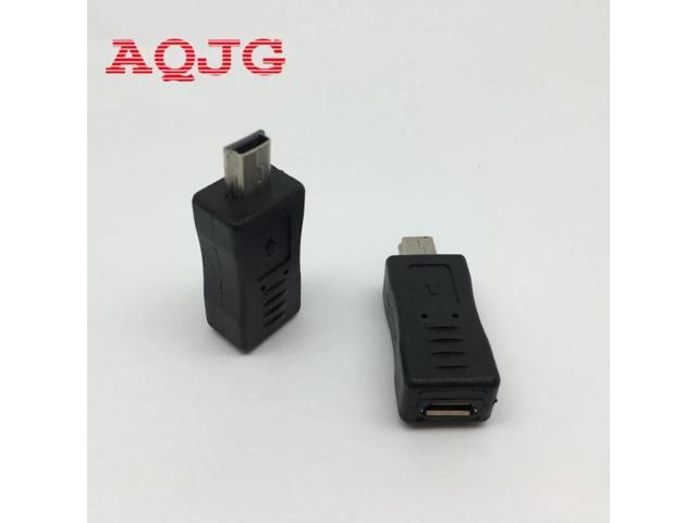 Black Micro USB Female to Mini USB Male Adapter Converter Adaptor Promotion Hight quantity Extend adapter
