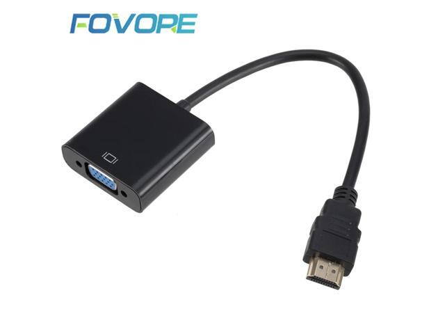 HDMI to VGA Cable Converter HDMI Male To VGA Famale Converter Adapter Digital Analog HD 1080P For PC Laptop Tablet HDMI vers VGA