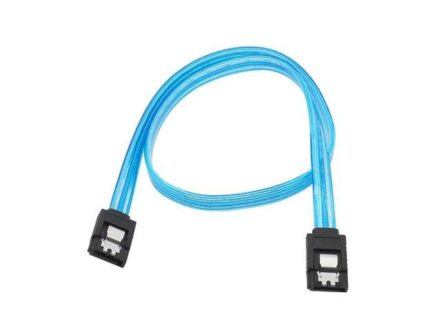 High Speed 20in 50CM SATA 3.0 III 6Gb/s HDD Data Cable Cord 6Gbs PC Hard Disk Drive Clear Blue Connect Cable Connector