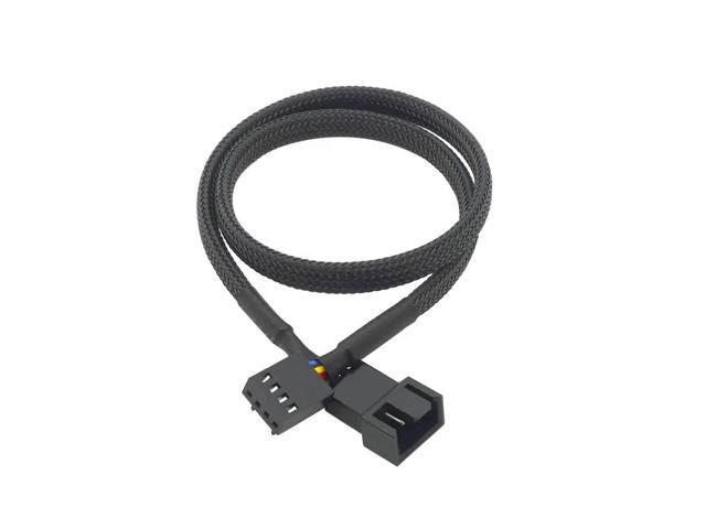 1Pcs PWM Connector Case Fan Extension Cable 4-pin female splite to two 4pin male Computer Power Wire for CPU computer case fan