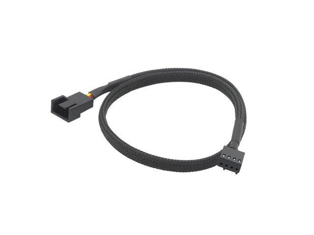 1Pcs PWM Connector Case Fan Extension Cable 4-pin female splite to two 4pin male Computer Power Wire for CPU computer case fan