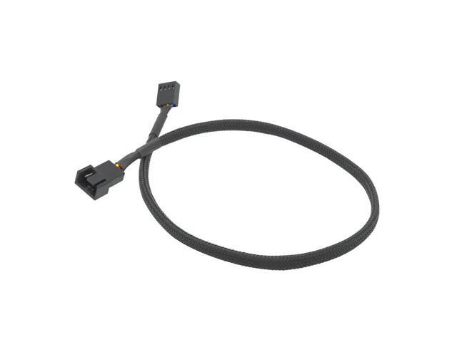 1Pcs PWM Connector Case Fan Extension Cable 4-pin female splite to two 4pin male Computer Power Wire for CPU computer case fan