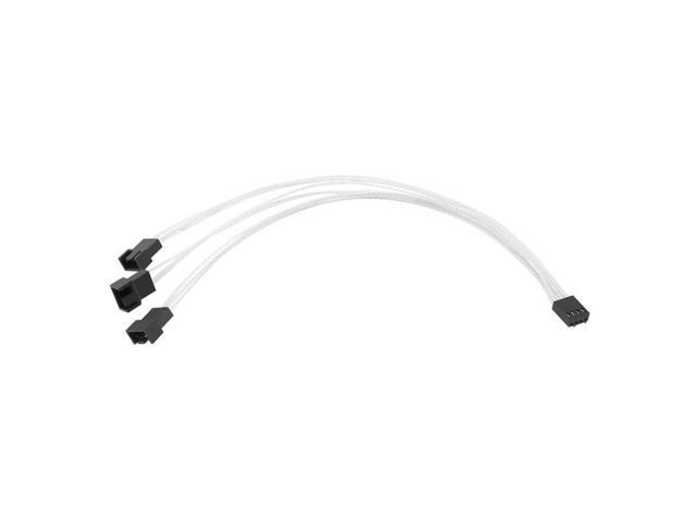 Mainboard CPU 4 PIN Fan Extention Cable PWM 4p Adapter Wire Computer Case 4 PIN Power Cables Connectors Fan Splitter(1 to 3)