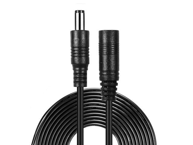 DC Cable Extension Power Extend Cord 12V DC 5.5mmx2.1mm Connector Wire For LED Strip CCTV Camera(0.5m)