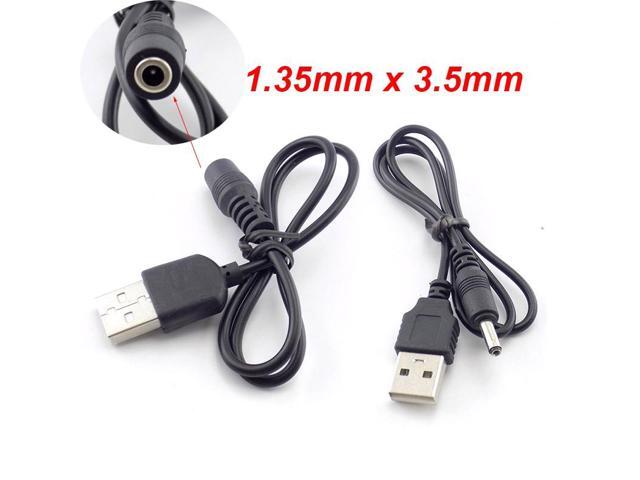 3.5mmx1.35mm Mirco USB Charging Cable Power Supply Adapter Charger DC jack Plug Extension Line ord L1(type2) (0.3m)