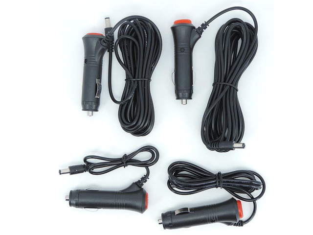 DC 12V 24V Car Adapter Charger Lighter Power extension cable Plug Cord Switch For Car Monitor Camera 2.1x5.5mm L1(1.5m)
