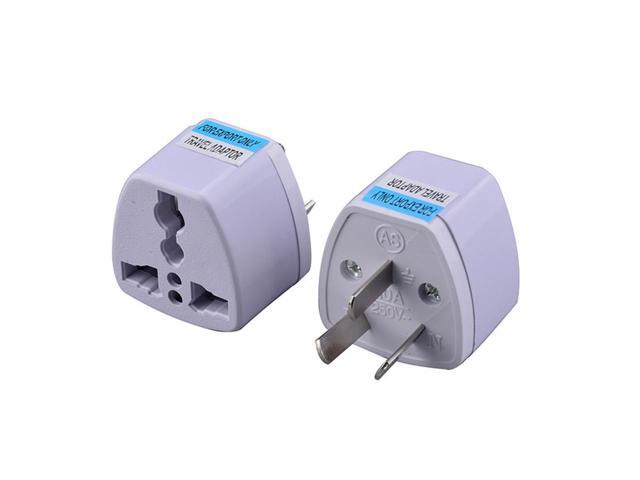 1/2/5pcs Universal AU Plug Adapter USA To Euro Europe Travel Wall AC Power Charger Adapter Converter 2 Round Pin Socket (AU) (1pcs)