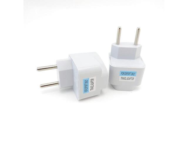 1/2/5pcs Universal itlay Plug Adapter USA To Euro Europe Travel Wall AC Power Charger Adapter Converter 2 Round Pin Socket(itlay) (1pcs)