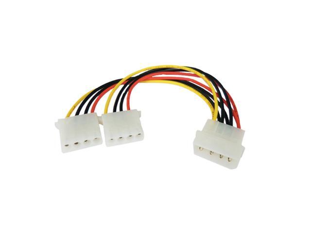 4 Pin Molex Male to 2 Ports 4 Pin Famale Power Cable IDE 4pin Power Cord 1 Divide 2 Power Chassis Computer Extension Adapter