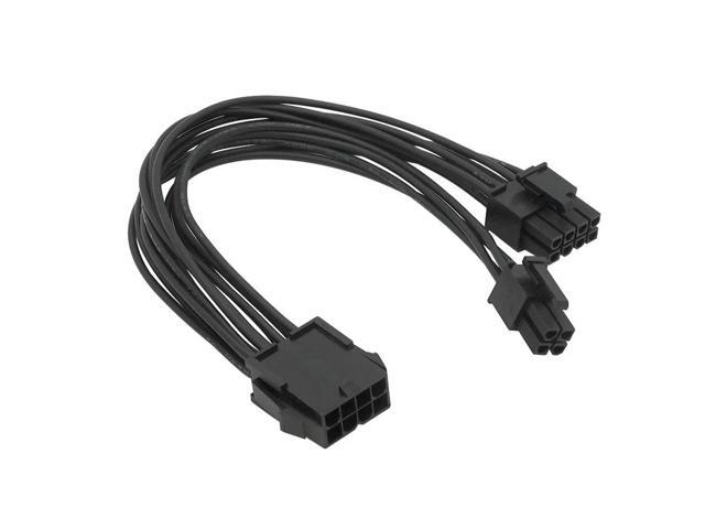 PCIe 6pin to 6 2 pin PCI 8pin Adapter Splitter Power Extension Cable,Power Supply PCI-e 6-pin to 8-pin for PCI E-xpress GPU Video(CPU 8P to 8-4)