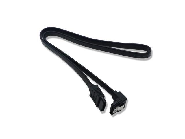 40CM Super Speed Straight 90 Right Angle SATA 3.0 Cable 6GB/s SATA III Cable Flat Data Cord for HDD SSD Wholesale(Black)