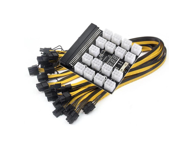 Kit de placa de arranque de 17 puertos con 17 piezas, 6 pines a 6 + 2 pines, 8 pines, Cables de alimentaciÃ³n macho para fuente de alimentaciÃ³n de...