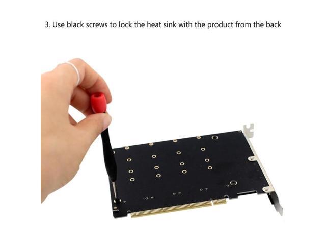 High Quality Aluminum Alloy SSD RAID Array Expansion Heat Spreader Heat Sink Prevent Overheating Heatsinks