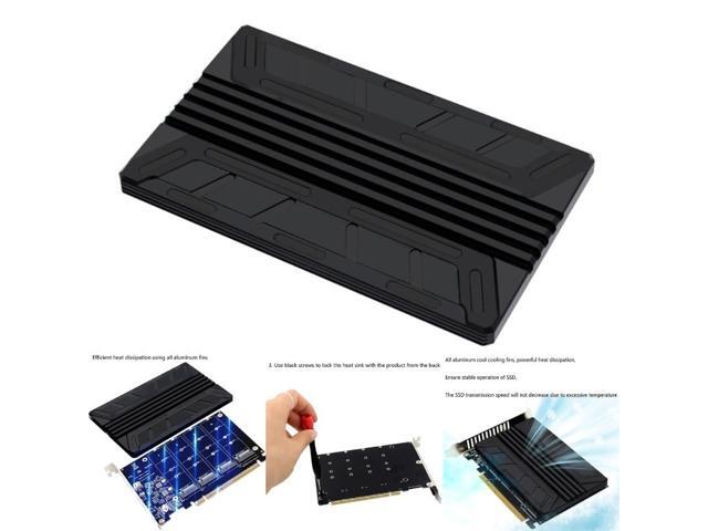 High Quality Aluminum Alloy SSD RAID Array Expansion Heat Spreader Heat Sink Prevent Overheating Heatsinks