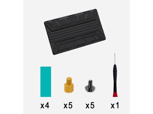 High Quality Aluminum Alloy SSD RAID Array Expansion Heat Spreader Heat Sink Prevent Overheating Heatsinks