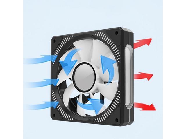 120mm RGB ARGB Fan Cooler PWM 4PIN 5V 3PIN Ventilator Hydraulic Bearings PC Computer Cooling Case Radiator Fan(Forward)
