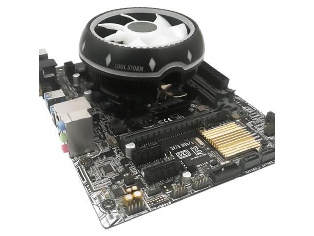 12CM Quiet RGB Fan CPU Cooler for LGA1150,1151,1155,1156,1366,775 AM4,AM3+,AM3 AM2+,AM2,FM1,CPU Fan CPU Air Cooler