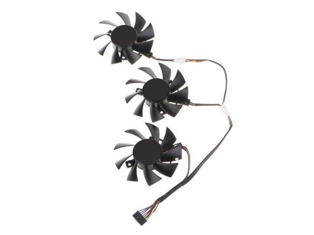 75mm 7Pin Cooling Fan PLA08015S12HH 0.5A 12V GPU Fan For ASUS TUF RX5700XT 5700 GTX1660 Graphics Card Fan Replacement