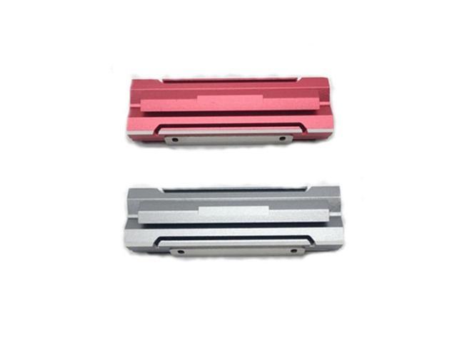 Heatsink Aluminum for M.2 Cooling Cooler Heat Sink Heat Thermal Pad for M.2 NVME PCIE 2280 SSD Hard Drive Disk Radiator (Red)