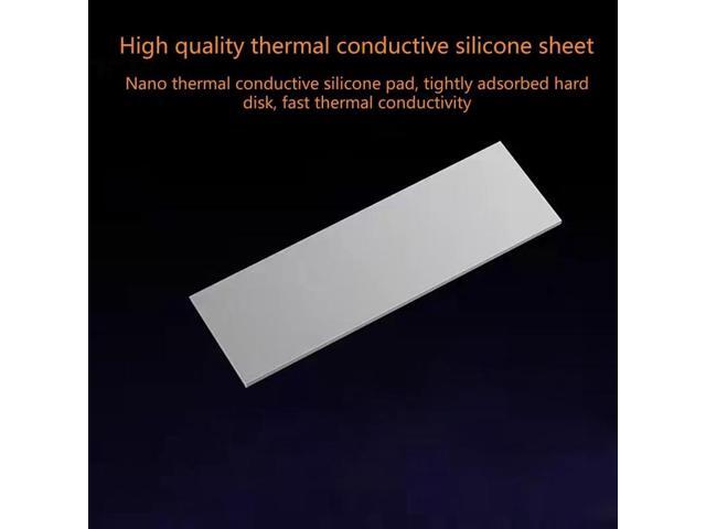 M.2 SSD Heatsink Cooler 2280 Solid State Hard Drive Radiator M.2 PCI-E NVME Aluminum Alloy HDD Cooling Thermal Pad(Red)
