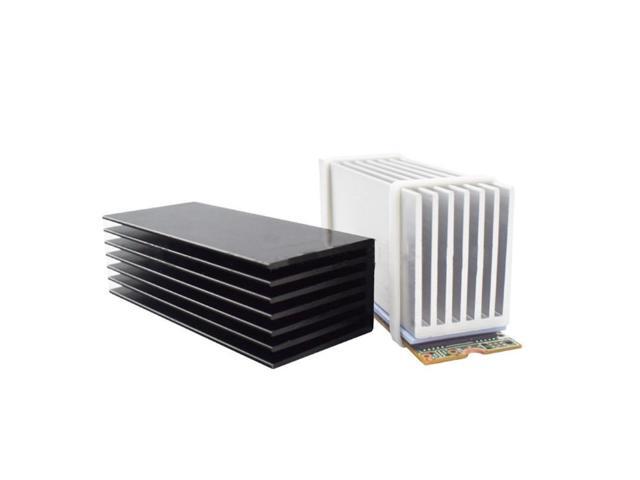 Aluminum Heat Sink Thermal Cooling Radiator Cooling Pad For NVME M.2 NG-FF SSD Solid State Hard Drive 70x22x30mm(as shown)