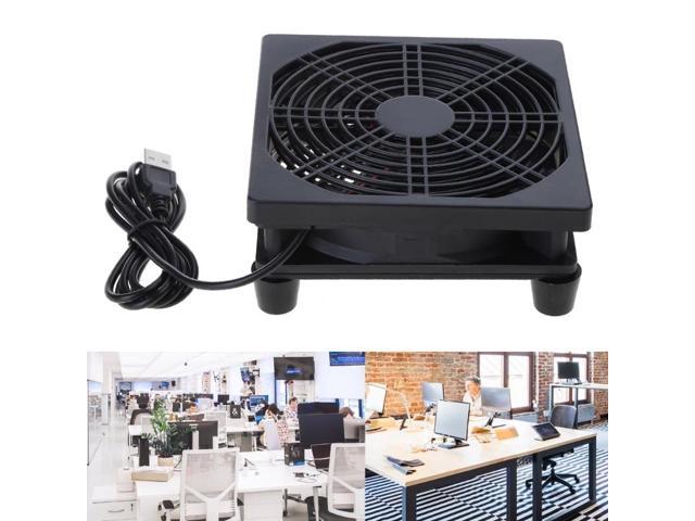 120mm 5V USB Powered Fan Cooling for Router Modem TV Box Router Cooling Case Fan for Cooling Various Electronics Device