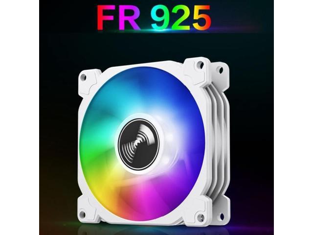 FR-925 Desktop Host Computer Chassis Fan 92mm RGB LED Aperture Mute Cooling Radiator Hydraulic Bearing DC12V 0.08A 2300R