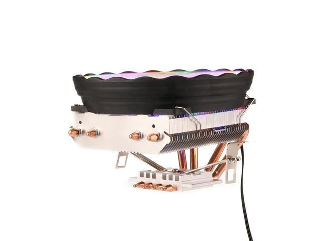 2/4 Heatpipes RGB CPU Cooler Radiator Silent PWM 4PIN For LGA 1150 1151 1155 1200 1366 2011 X79 X99 AM3 AM4 Radiator(2 Heatpipes)