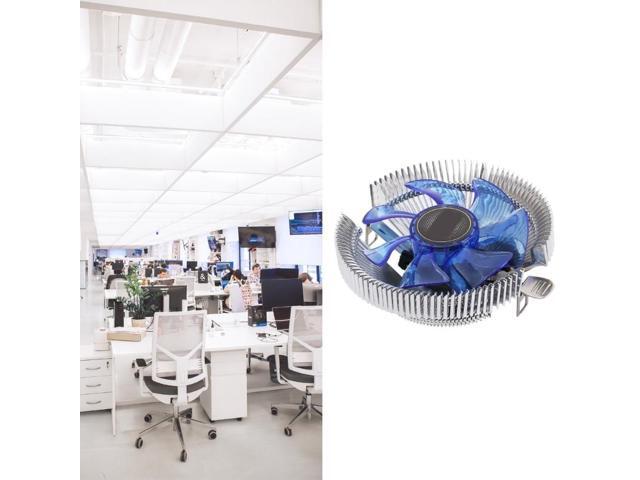 CPU Fan Desktop Computer PC Cooler Blue LED Aluminum Heatsink CPU Cooling Radiator for LGA 775 1150 1155 1156 1366 2011