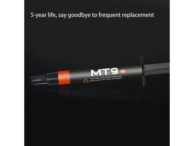 MT9 Cooling Master Silicone Paste CPU Paste Thermal Compound Heatsink Cooling Grease Very High Thermal Conductivity(4NB1400793-2)