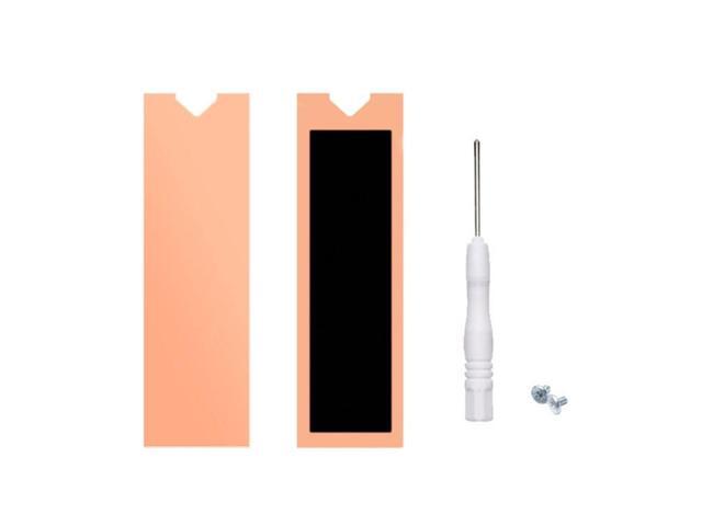 NVMe M.2 SSD Heatsink Cover Thermal Shield Pure Copper Graphene Coating Plate Avoid Overheating and Cooling Radiator