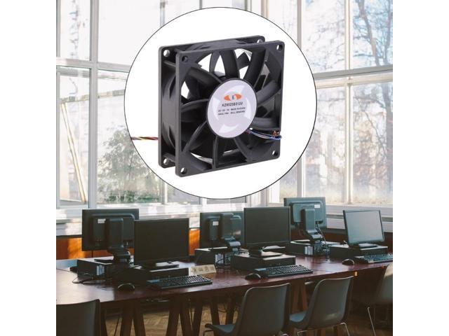 8025 Ball Bearing Fan 8cm 80mm For KZ8025B012U Server Cooling Fan DC 12V 1.00A 80x80x25mm 4-wire PWM Cooler