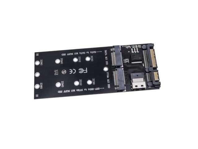22Pin SATA Adapter SFF-8654 to M.2 U2 Kit NGFF M-Key To Slimline SAS NVME PCIe SSD SATA SSD Adapter For Mainboard