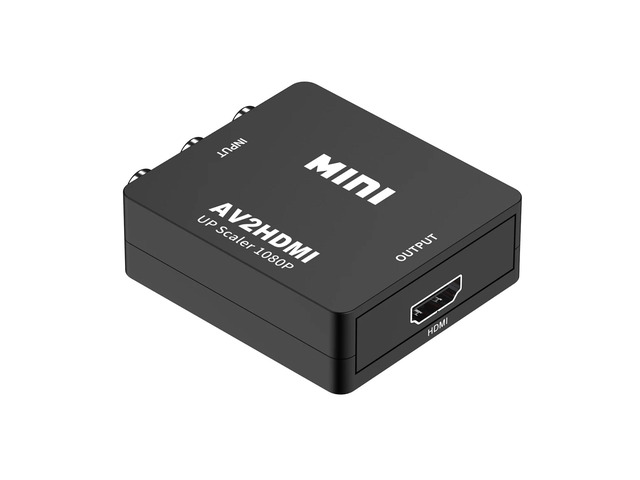 Mini HDMI to VGA Adapter VGA to HDMI 1080P AV to HDMI with Audio out Converter H