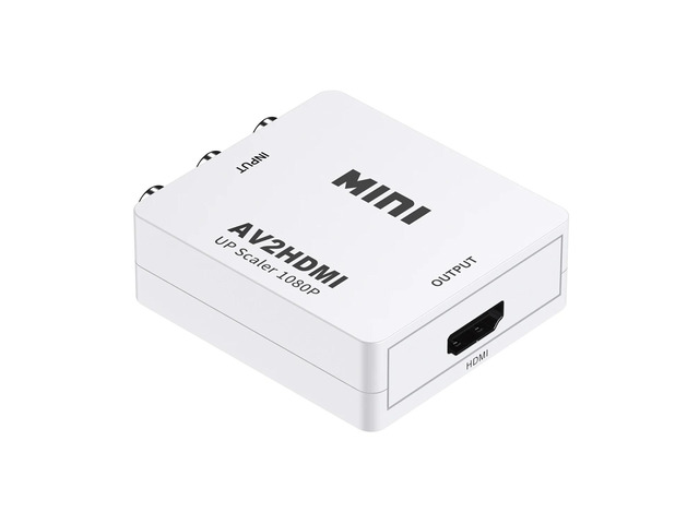 Mini HDMI to VGA Adapter VGA to HDMI 1080P AV to HDMI with Audio out Converter H