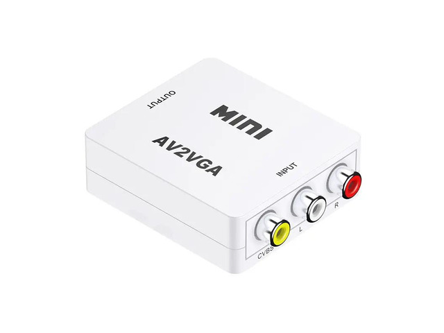 Mini HDMI to VGA Adapter VGA to HDMI 1080P AV to HDMI with Audio out Converter H