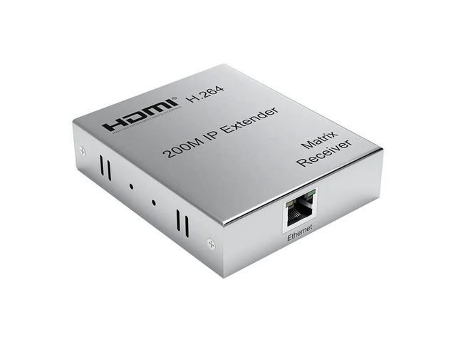 (With EU Plug)(1 RX only)200M HDMI Matrix Extender over IP UTP CAT5e/6 RJ45 1080