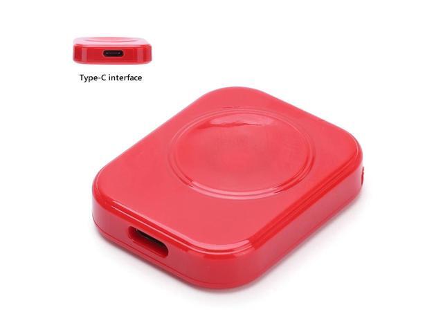5V/1A Smartwatch Wireless Charging Replacement Magnetic Smartwatch Charger Smart Watch Accessories for Ap-ple Watch Ultra 49mm(Red-TYPE C Port)