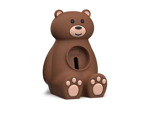 1pc Silicone Charge Stand Holder Station Cable Organizer Wireless Charging Cradle Dock Replacement for S-amsung Galaxy Watch5 / 5 Pro(Brown)