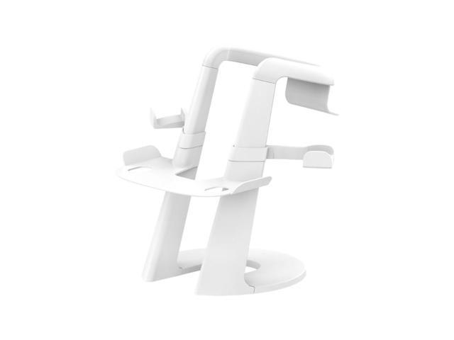 Universal VR Headset Display Stand Controllers Holder for PS VR 2/P-ico 4 Headset(White)