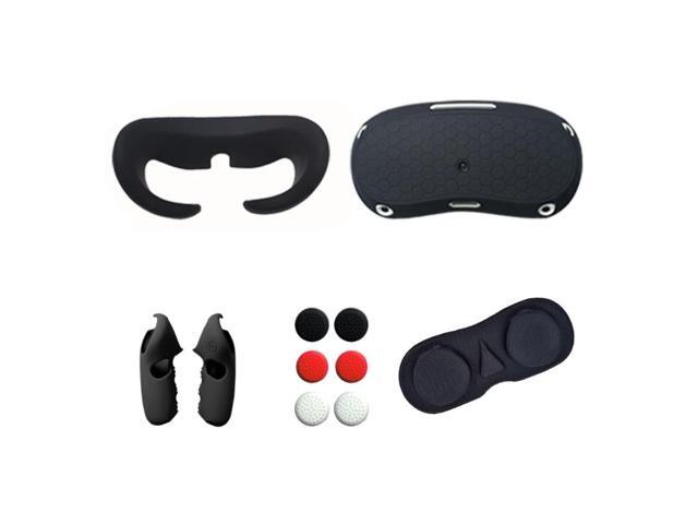 for P-ICO4 Replacement Face Pad Cushion Face Shield Host Sleeve Eye Pad Handle Covers Keys Caps(Black)