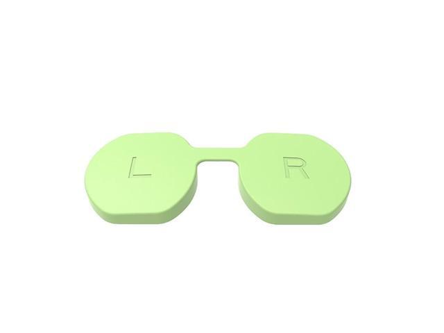 Soft Lens Cover VR Lens Soft VR es Silicone Caps Anti Scratch Caps for PS VR2 Headset Scratchproof Flexible Cover(green)
