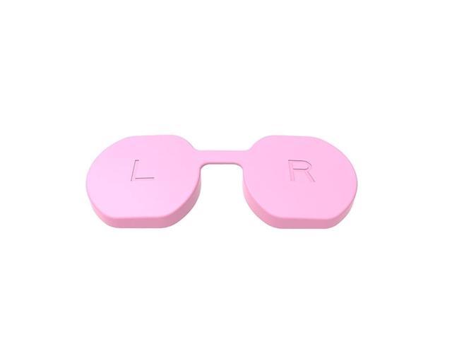 Soft Lens Cover VR Lens Soft VR es Silicone Caps Anti Scratch Caps for PS VR2 Headset Scratchproof Flexible Cover(rose Red)