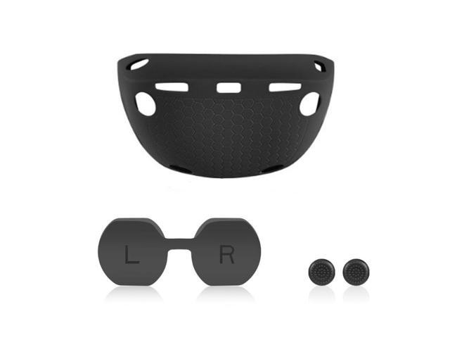 Headset Shells Lens Caps Rocker Caps for PS VR2 Headset Skin Silicone Pad Durable Silicone Sleeves Holder Rocker Caps(Black)