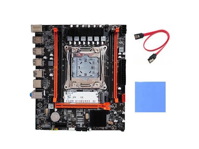 X99/X99H Motherboard+Thermal Pad+SATA Cable Kit LGA2011-V3 DDR3X4 ECC Server Memory Slot M.2 NVME PCI-E 3.0 X16 SATA3.0