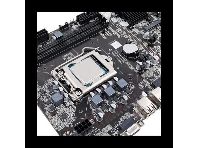 B75 12GPU BTC Mining Motherboard+G1610 CPU+SATA Cable+Thermal Grease Support 2XDDR3 RAM B75 12USB Miner Motherboard