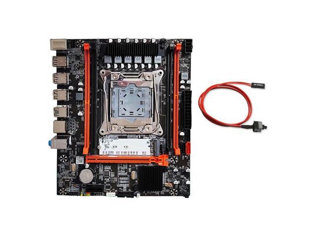 X99H Motherboard+Switch Cable Kit B85 Chip LGA2011-V3 DDR3X4 ECC Server Memory Slot M.2 NVME PCI-E 3.0 X16 SATA3.0