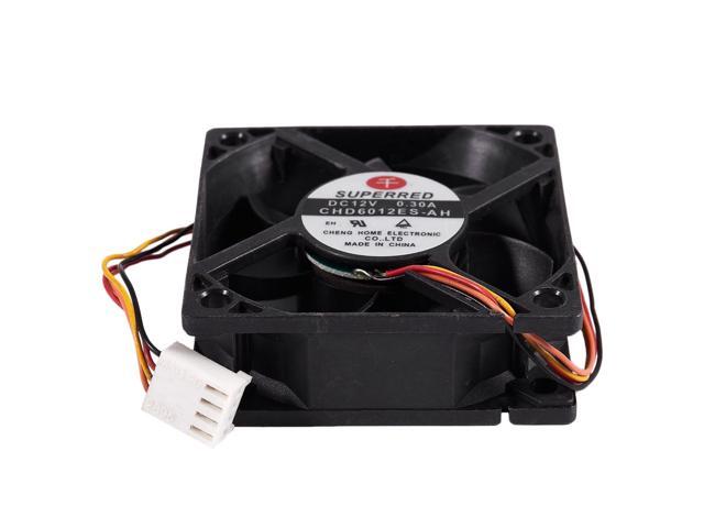DC 12V 0.3A 60mm 4 Pin Connecter PC Computer Case Fan CHD6012ES-AH