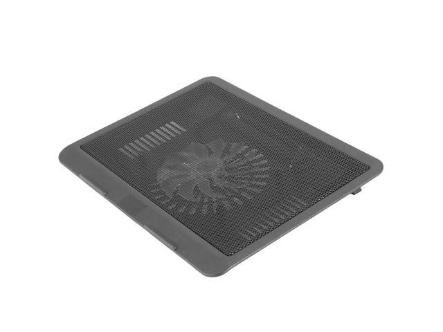 Laptop Fan Cooling Pad with Big Fans, Portable Laptop Cooling Fan with 2 in 1 USB Port, Blue LED Light, Adjustable Stand