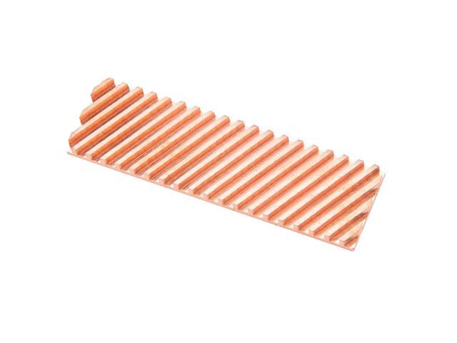 M.2 SSD NVMe Heat Sink M2 2280 Solid State Hard Disk Copper Heatsink Gasket with Thermal Silicone Pad PC Accessories